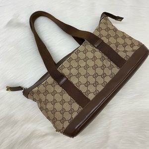 Authentic vintage Gucci Signature tote
